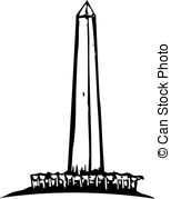 ... Washington Monument - Bla - Washington Monument Clipart