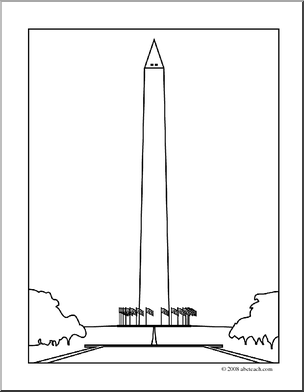 Washington Monument Colouring Pages Page 2
