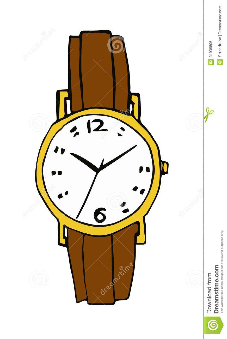 Free Simple Wristwatch Clip A