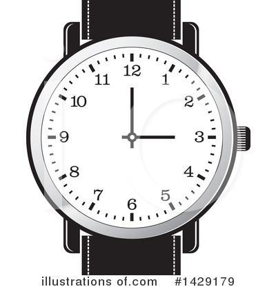 watch clock clipart vector st