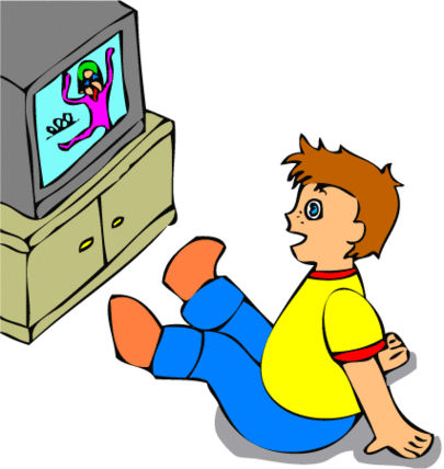 Man watching television u0026