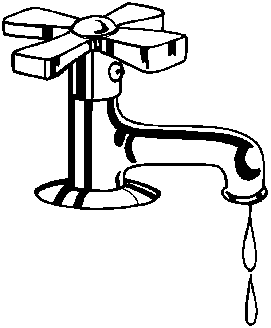 Water Faucet Clipart Black And White Clipart Panda Free Clipart