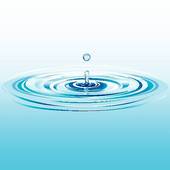 Water Wave With Bubbles; Water Drop background