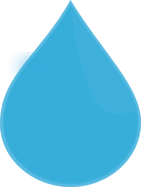 Blue Water Drop Clip Art at C - Water Drops Clipart