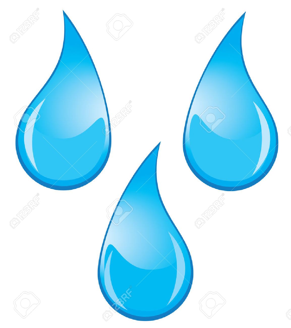 Vector - vector water drops