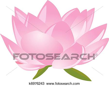 Clipart - lotus(waterlily). Fotosearch - Search Clip Art, Illustration  Murals,