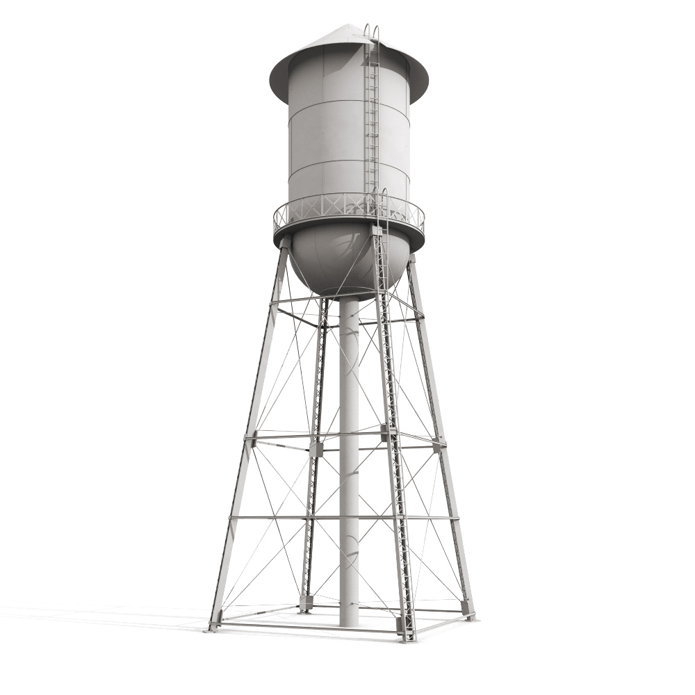 Water Tower Clipart #1
