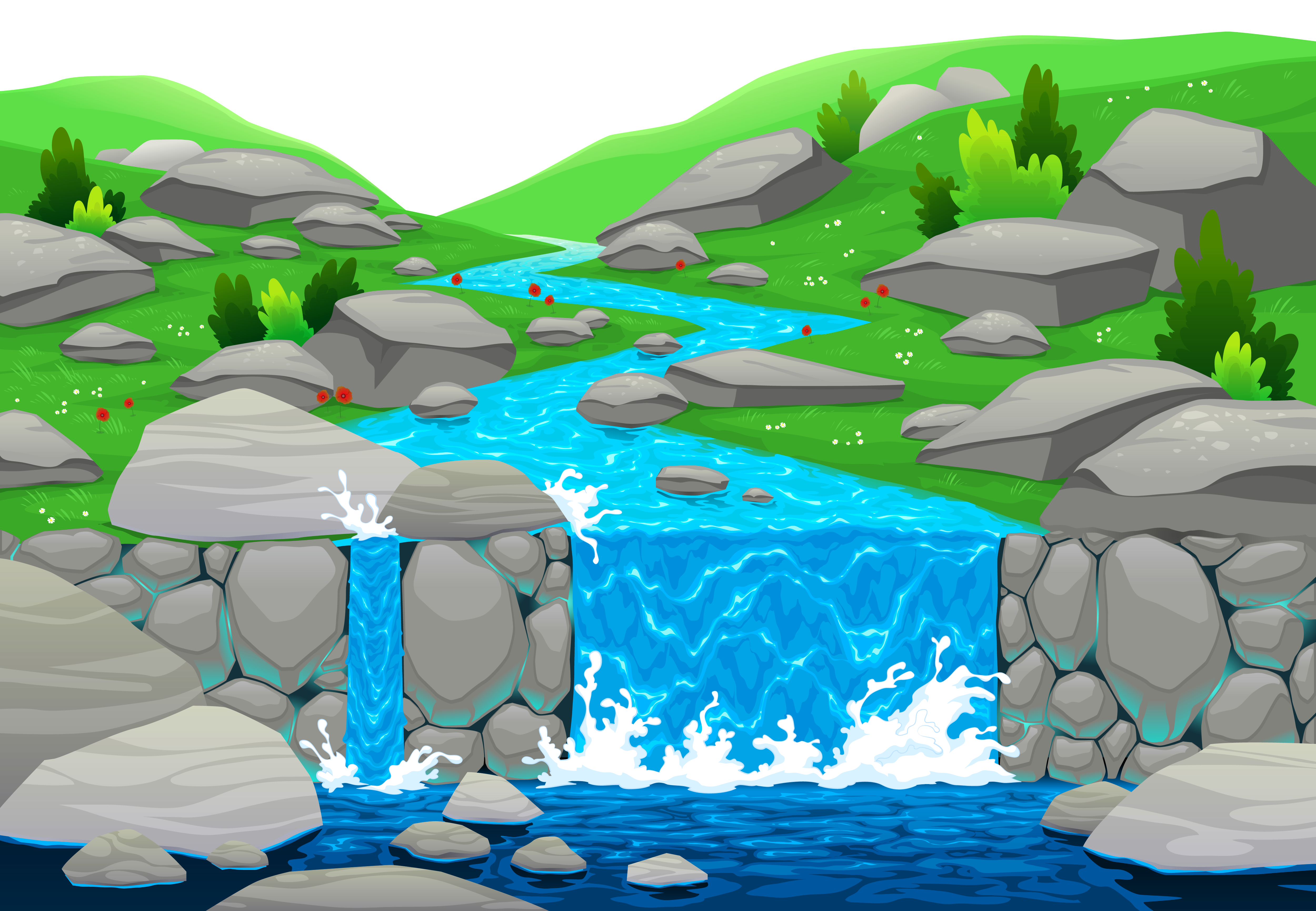 Waterfall Ground PNG Clipart