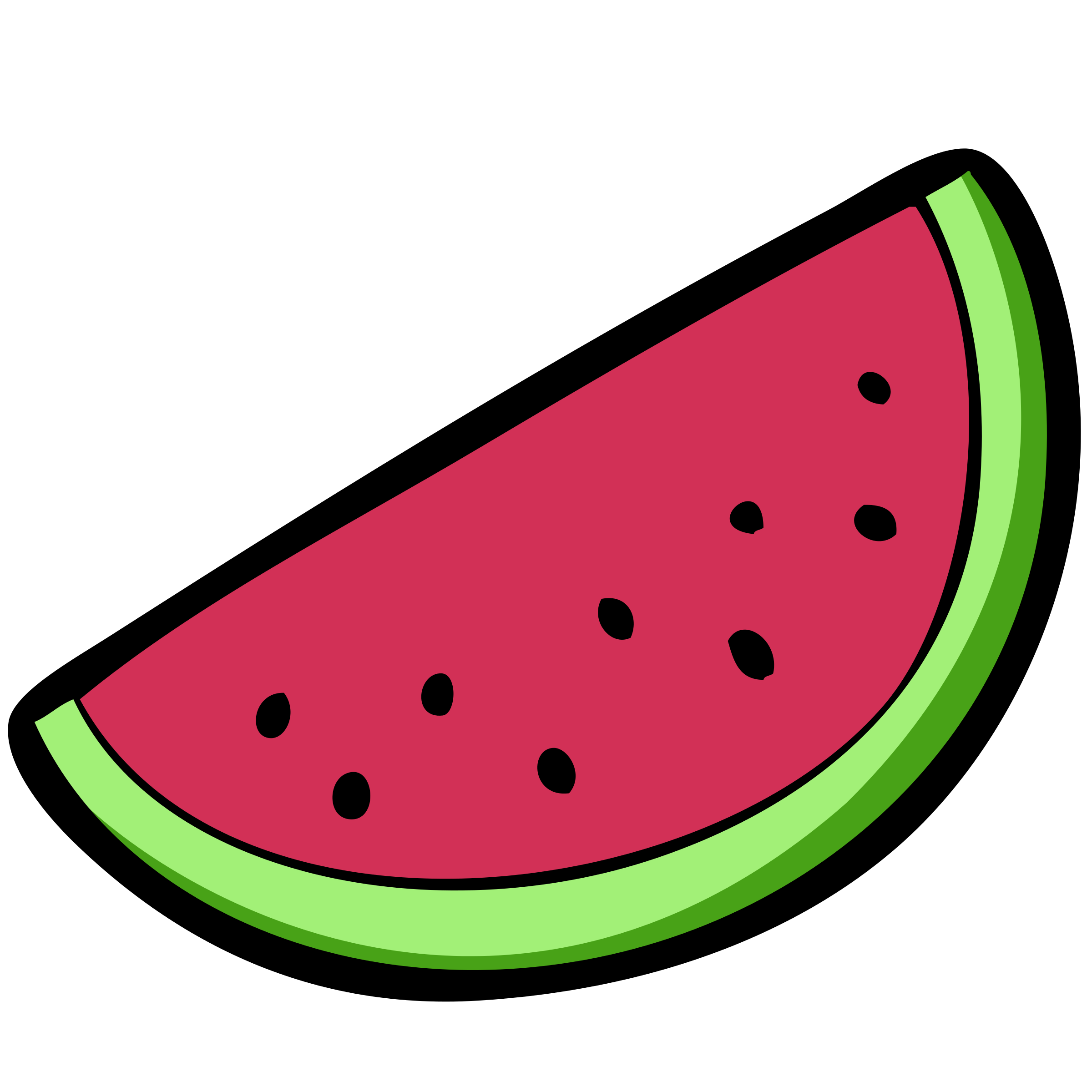 Cartoon watermelon clip art .
