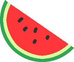 Cartoon watermelon clip art .
