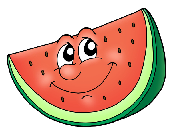 Watermelon Clipart Black And 