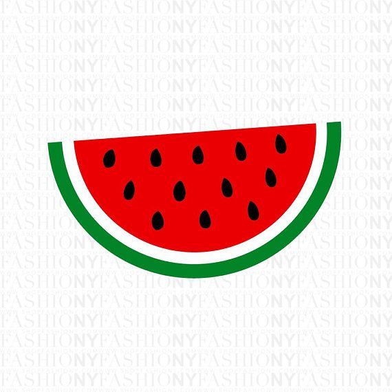 Watermelon Svg Watermelon Clipart Summer SVG Cricut Cutting Watermelon  Clipart, One In A Melon,