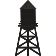 Water Tower Clipart #1