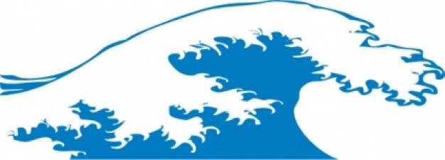 Blue Ocean Wave clipart