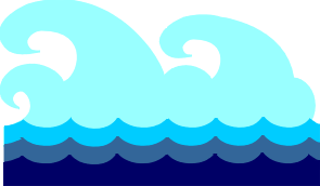 Wave Clipart . water waves cl - Wave Clipart