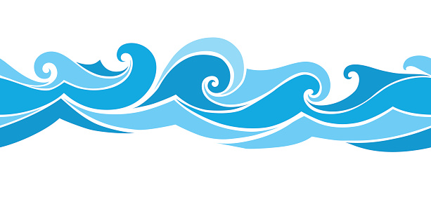 Water waves clipart free clip