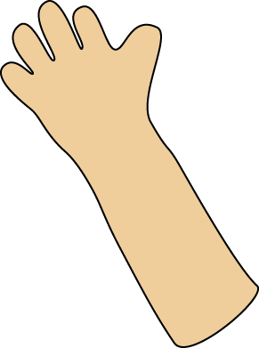 Waving Hand Clip Art Image Blank Waving Hand And Arm This Image Is