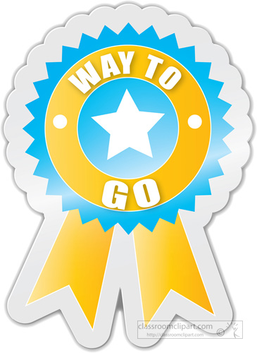 Way To Go Motivational Award  - Way To Go Clip Art