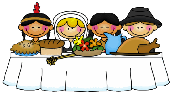 Way To Say Thank You Here Are - Thanksgiving Dinner Clip Art