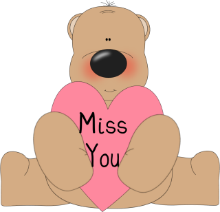 I Miss You Snoopy Clipart- Fr