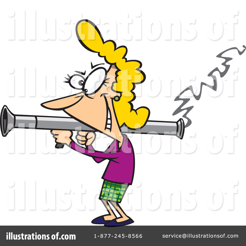 Royalty-Free (RF) Weapon Clipart Illustration #1091094 by toonaday