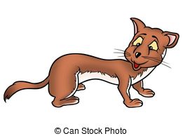 ... Weasel 01 - High detailed and coloured cartoon illustration