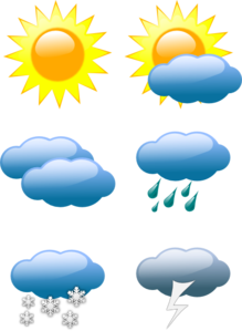 weather clipart for kids