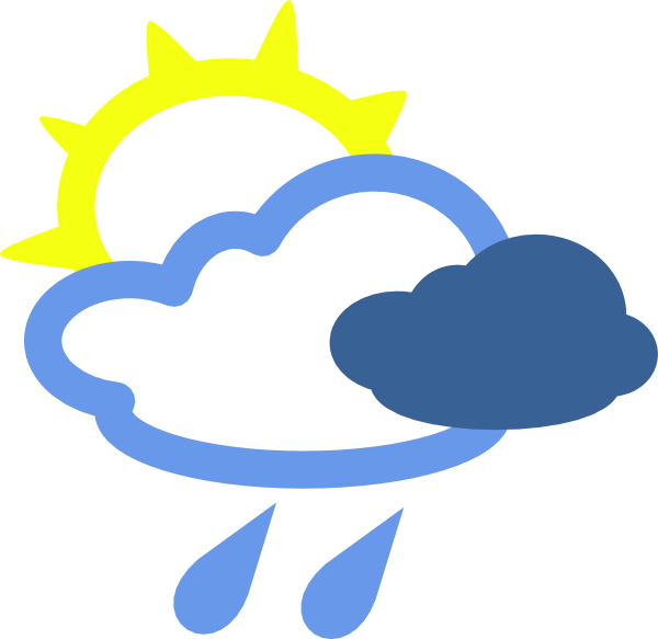Weather Forecast Symbols Clip - Clip Art Weather