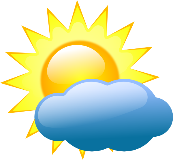 Mostly Cloudy Clipart Gallery