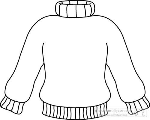 Clip Art Cartoon Sweater Clip