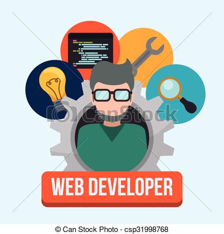 Web developer design - csp31998768