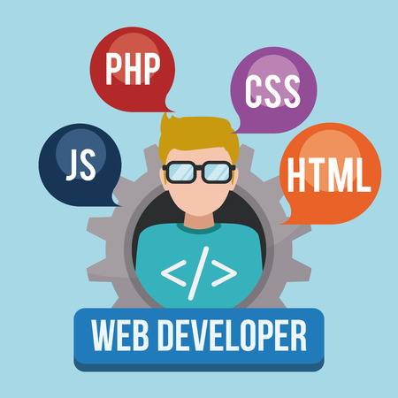 Web Developer Vector