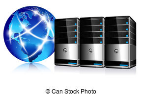 . ClipartLook.com Servers and communication Internet - Server concept,.