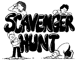 scavenger hunt clipart