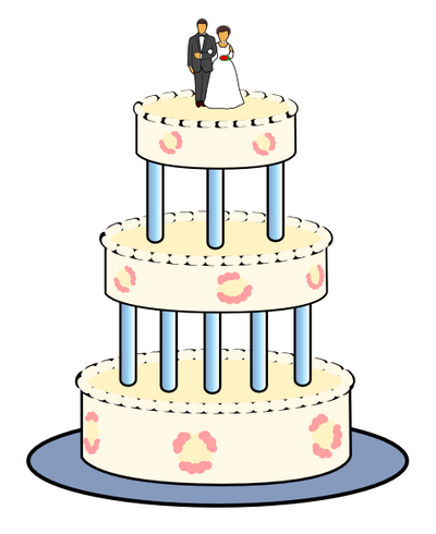 Wedding Cake - Wedding Cake Clip Art