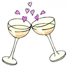 Wedding Champagne Flutes Clipart - Free Clip Art Images