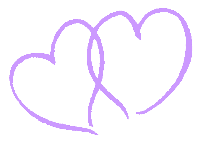 Wedding Clipart Purple Weddin - Purple Heart Clipart