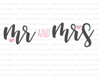 Wedding Clipart, Wedding Clip Art, Mr. and Mrs. Clipart, Mr. and Mrs. Clip Art,