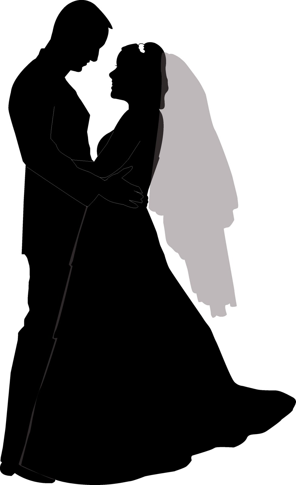 Wedding Pic Silhouettes u2014 - Wedding Silhouette Clip Art