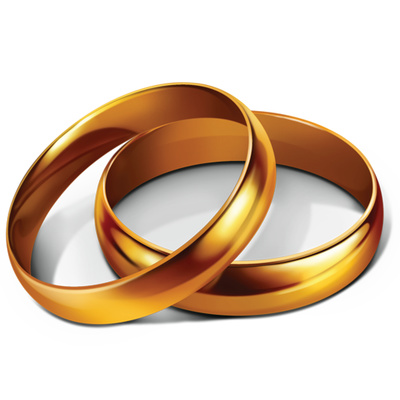 wedding ring clip art vector 