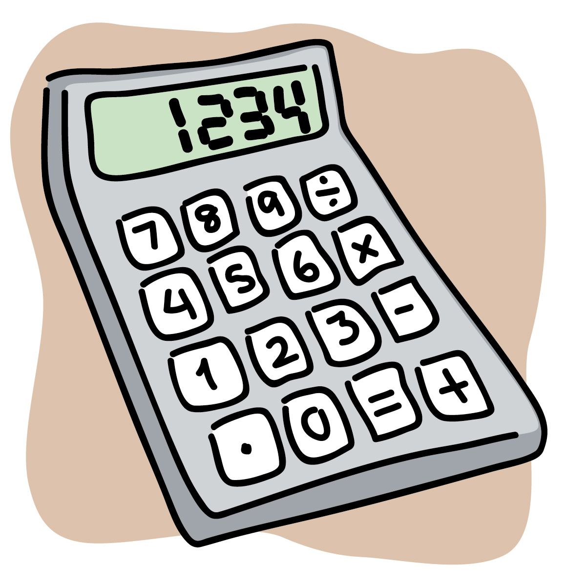 Weight Lifting Calculator Cro - Calculator Clip Art