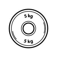 5kg weight plate