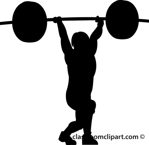 Weightlifter Silhouette Size: 40 Kb From: Silhouettes
