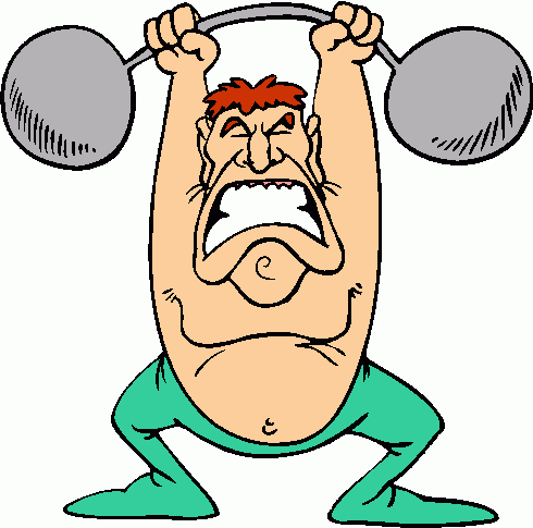 Weightlifting Clipart - Weightlifter Clipart