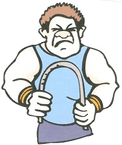 Weightlifting Strong Man .  - Strong Clip Art