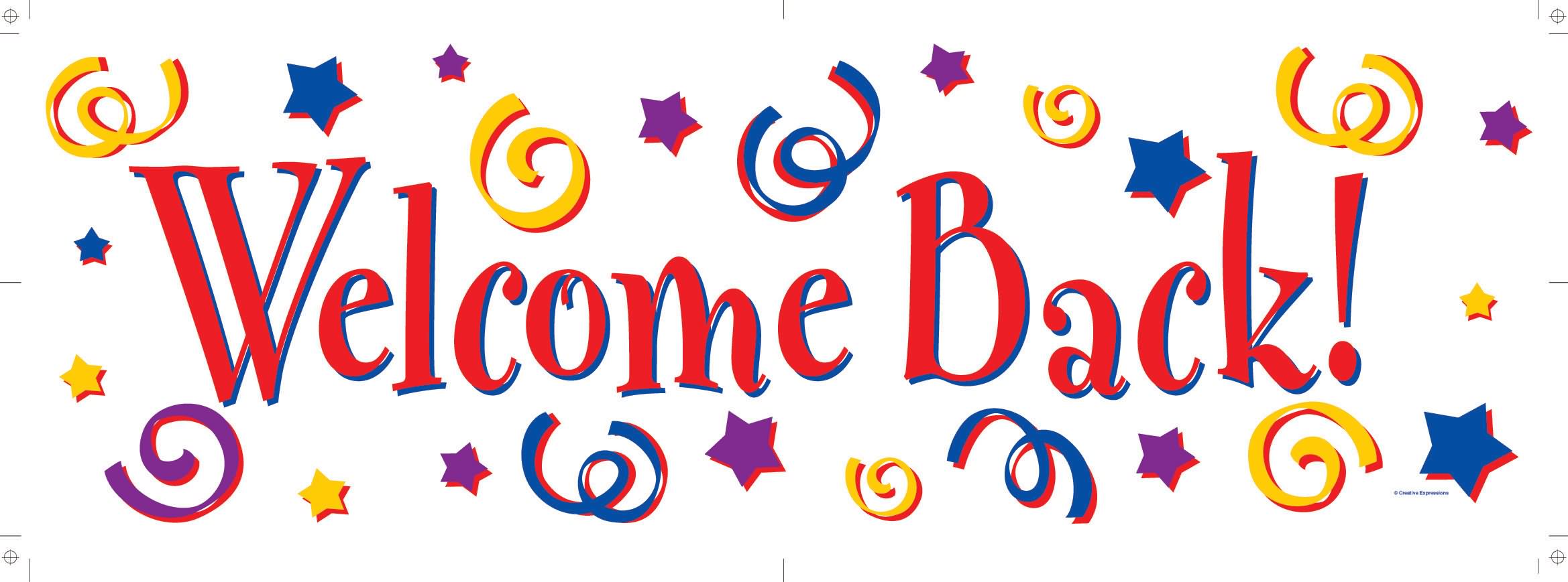 Welcome Back Animations . - Welcome Back Clip Art
