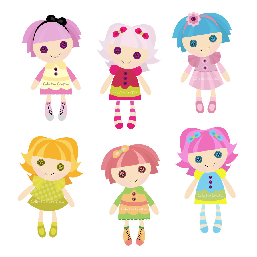 Welcome Back - Dolls Clipart