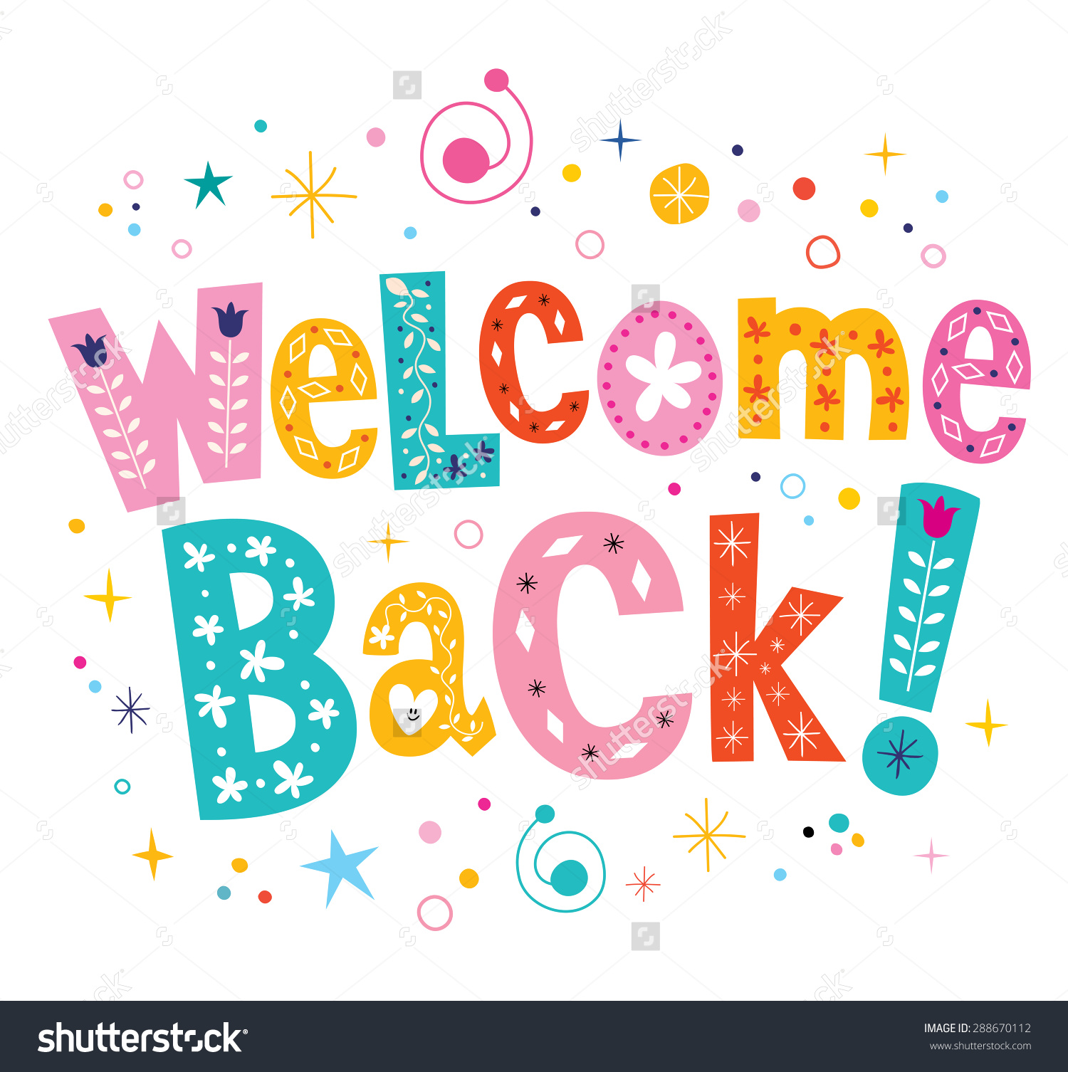 Welcome back clipart animated