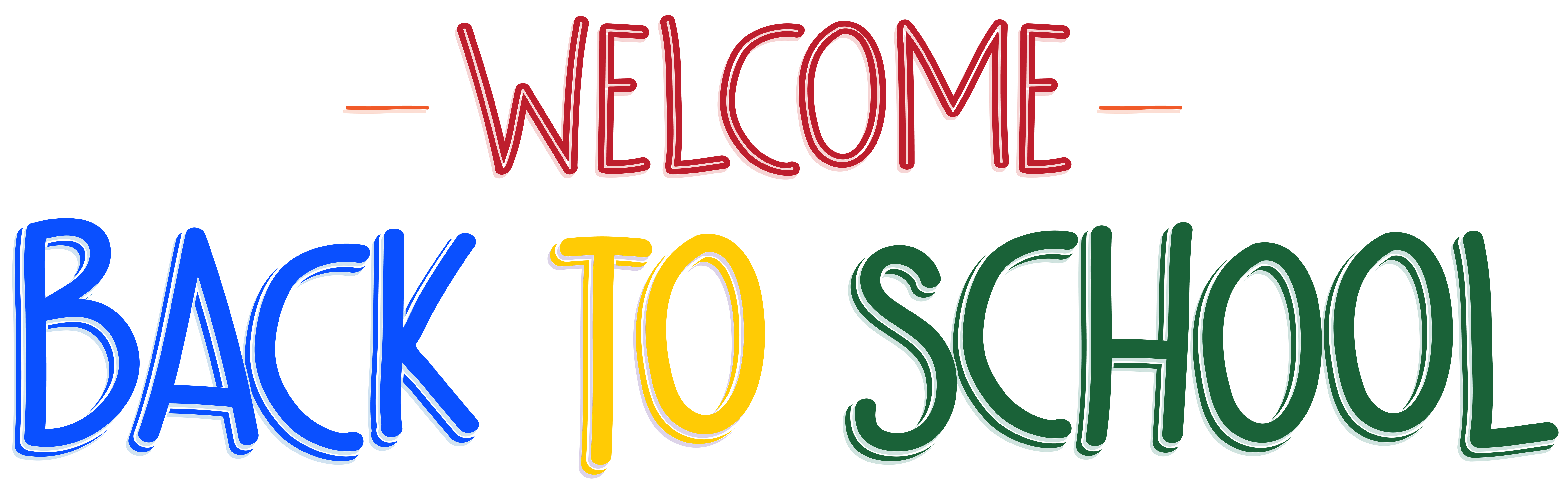 Welcome Back Signs Clipart. S