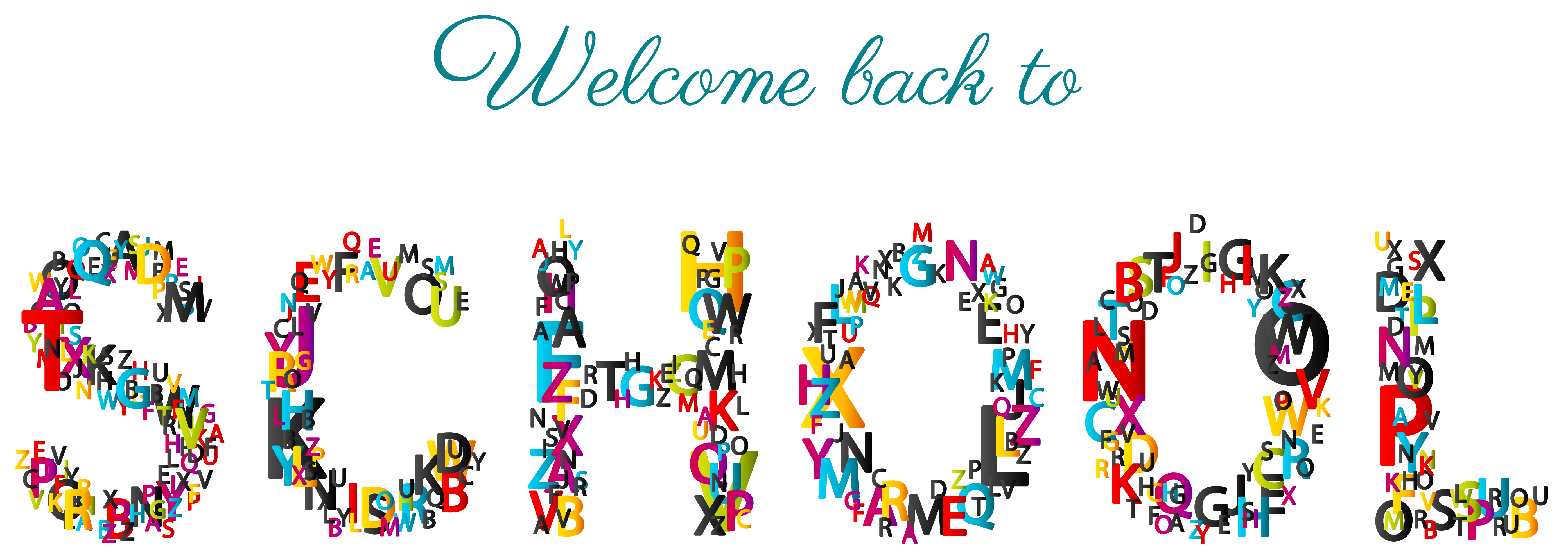 Welcome back school clipart g